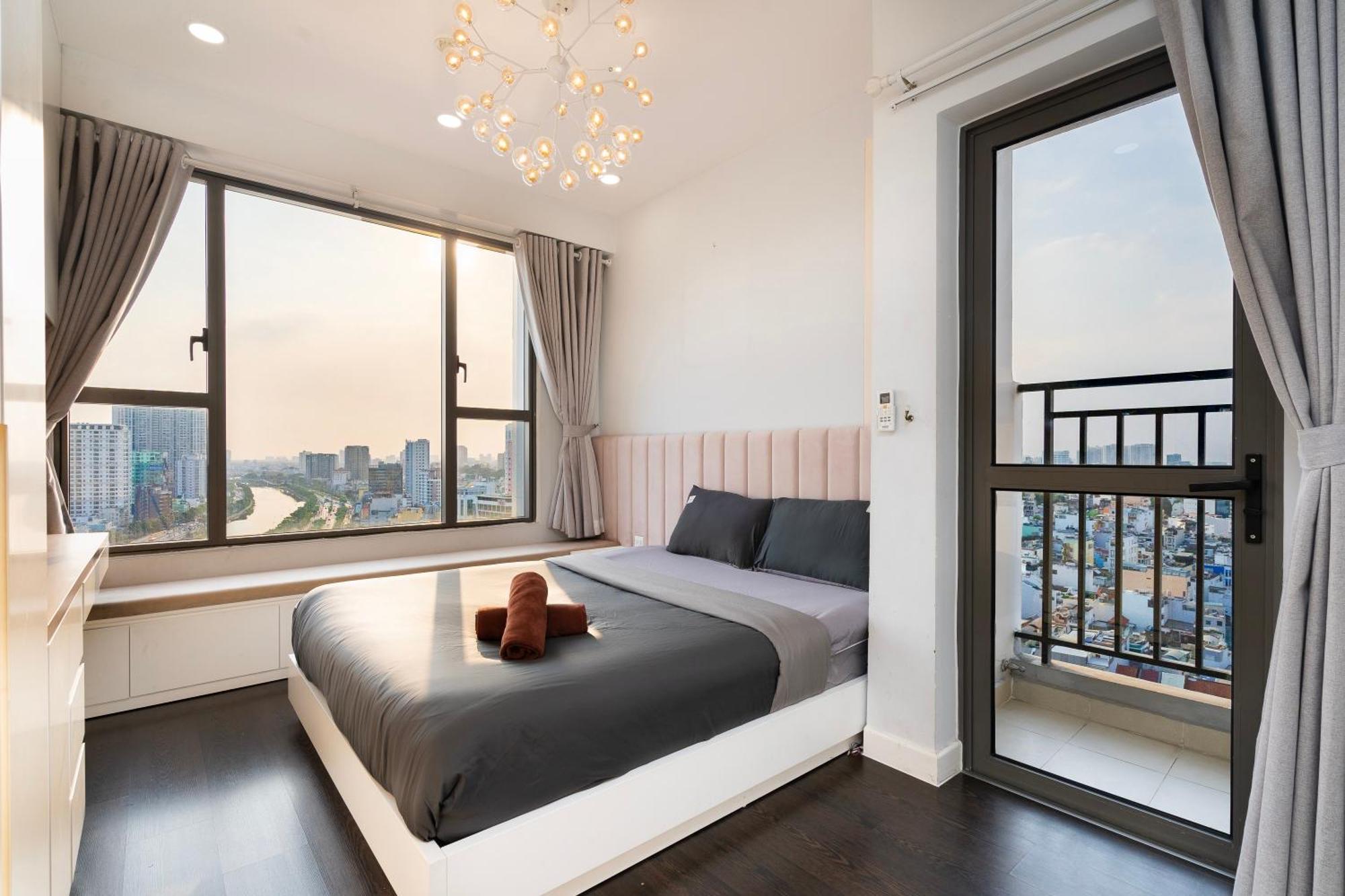 Double E Saigon Apartment In Rivergate Building Ho Chi Minh-stad Buitenkant foto